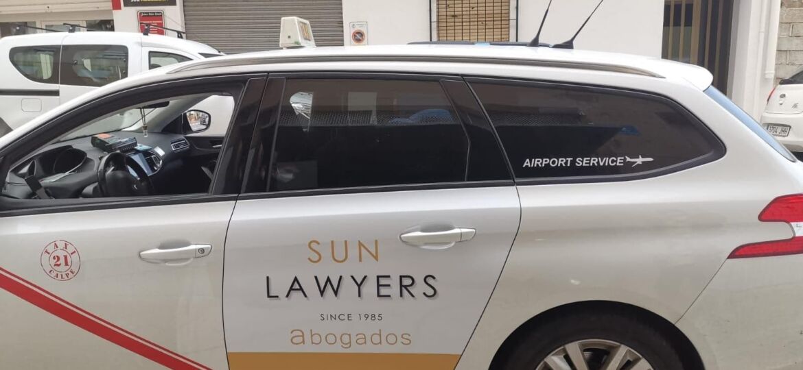 Sun Lawyers taxi in Javea